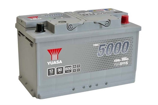 YUASA YBX5115 YBX5000 Silver High Performance SMF Batteries Starter Battery