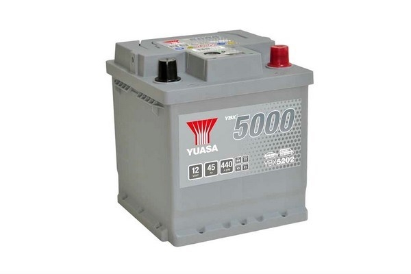 YUASA YBX5202 YBX5000 Silver High Performance SMF Batteries Starter Battery