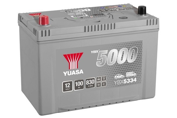 YUASA YBX5334 YBX5000 Silver High Performance SMF Batteries Štartovacia batéria