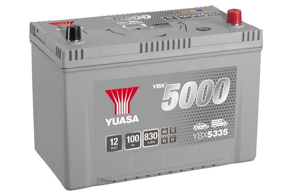 YUASA YBX5335 YBX5000 Silver High Performance SMF Batteries Štartovacia batéria