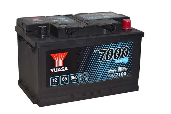 YUASA YBX7100 YBX7000 EFB Start Stop Plus Batteries Starter Battery