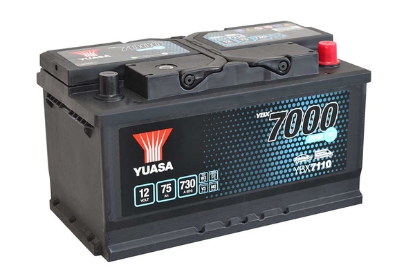 YUASA YBX7110 YBX7000 EFB Start Stop Plus Batteries Štartovacia batéria