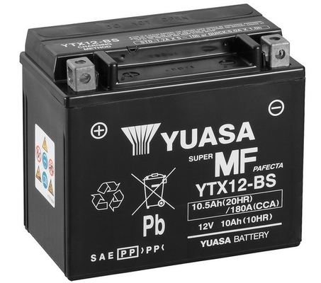 YUASA YTX12-BS Maintenance Free Starter Battery
