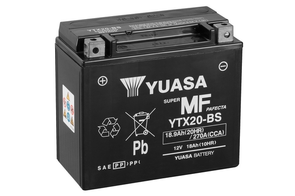 YUASA YTX20-BS Maintenance Free Starter Battery