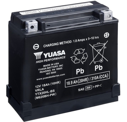 YUASA YTX20HL-BS-PW High Performance Maintenance Free Štartovacia batéria