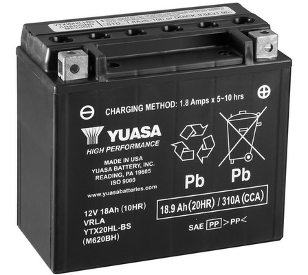 YUASA YTX20HL-BS High Performance Maintenance Free Štartovacia batéria