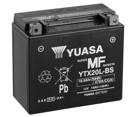 YUASA YTX20L-BS Maintenance Free Štartovacia batéria