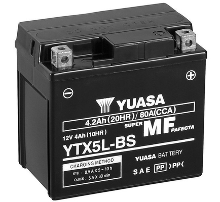 YUASA YTX5L-BS Maintenance Free Štartovacia batéria