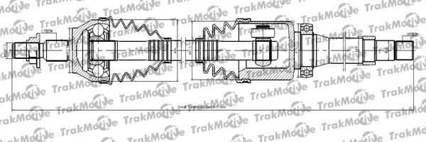 TrakMotive 30-1138 полуоска