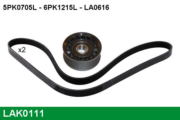 LUCAS LAK0111 V-Ribbed Belt...