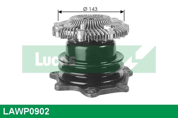 LUCAS LAWP0902 Water Pump