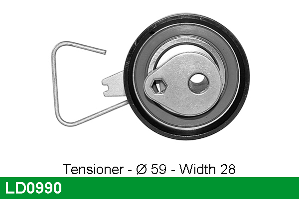 LUCAS LD0990 Tensioner...