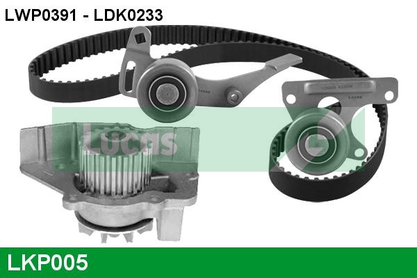 LUCAS LKP005 Water Pump &...