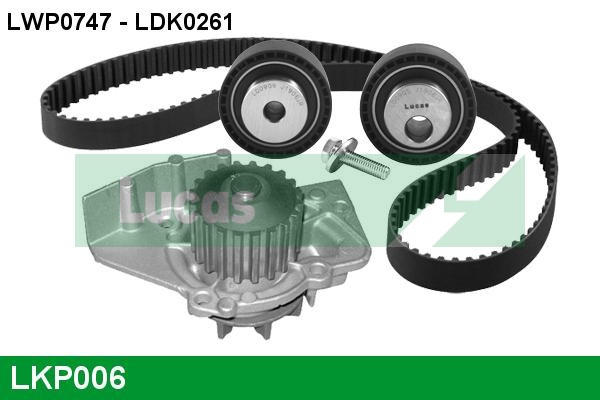 LUCAS LKP006 Water Pump &...