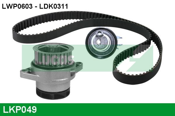 LUCAS LKP049 Water Pump &...