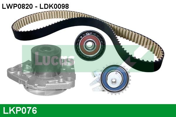 LUCAS LKP076 Water Pump &...