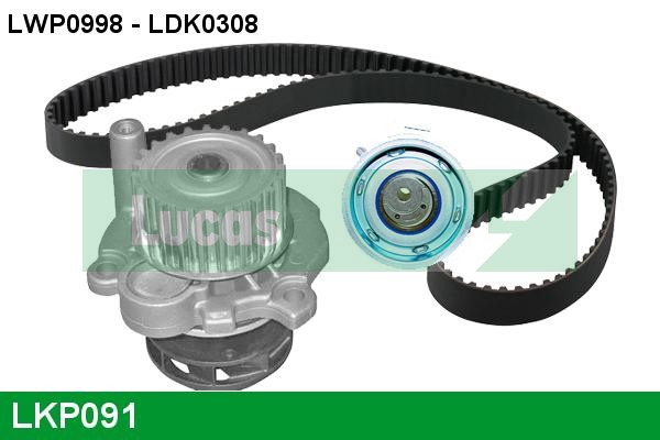 LUCAS LKP091 Water Pump &...