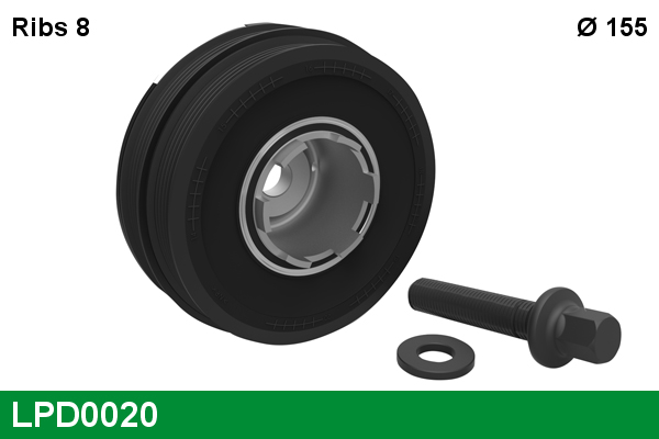 LUCAS LPD0020 Belt Pulley,...