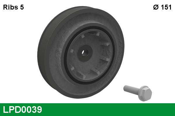 LUCAS LPD0039 Belt Pulley,...