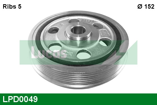 LUCAS LPD0049 Belt Pulley,...