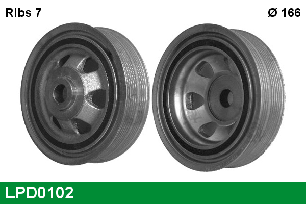 LUCAS LPD0102 Belt Pulley,...