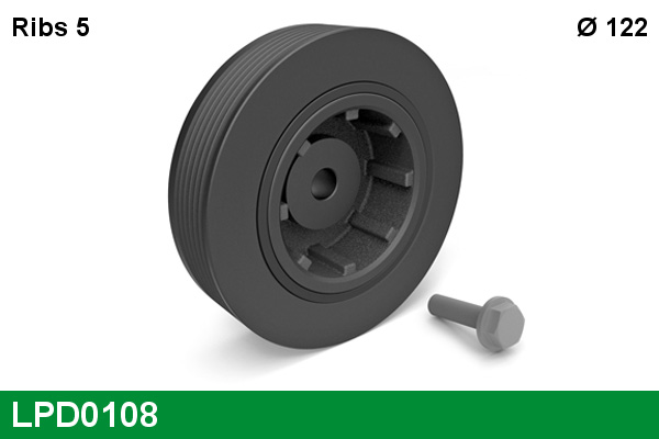 LUCAS LPD0108 Belt Pulley,...