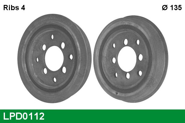 LUCAS LPD0112 Belt Pulley,...