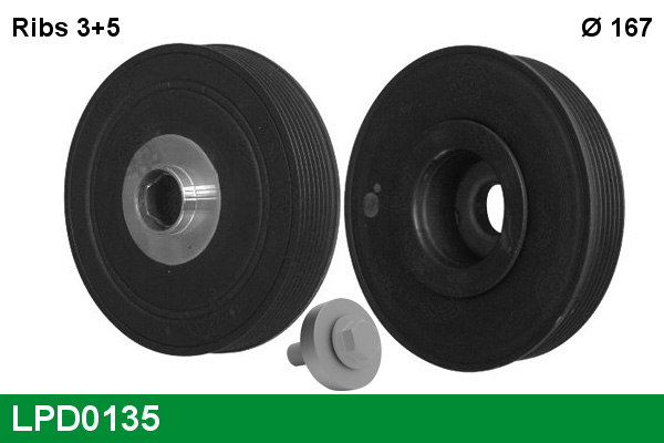 LUCAS LPD0135 Belt Pulley,...