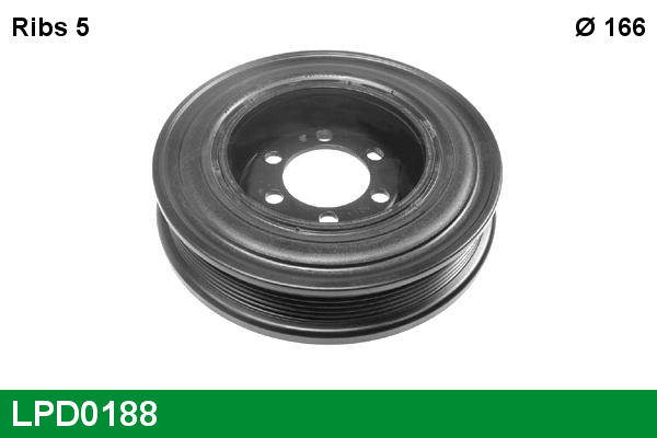 LUCAS LPD0188 Belt Pulley,...