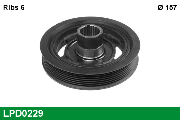 LUCAS LPD0229 Belt Pulley,...