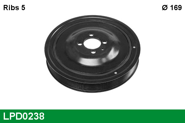 LUCAS LPD0238 Belt Pulley,...