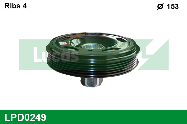 LUCAS LPD0249 Belt Pulley,...