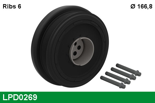 LUCAS LPD0269 Belt Pulley,...