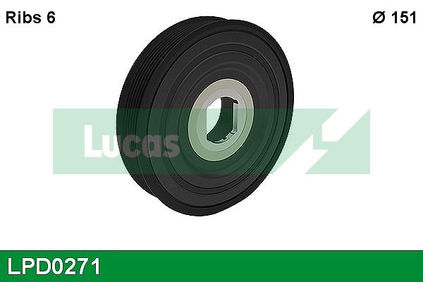 LUCAS LPD0271 Belt Pulley,...