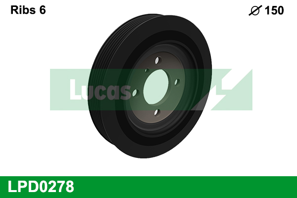 LUCAS LPD0278 Belt Pulley,...