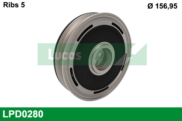 LUCAS LPD0280 Belt Pulley,...