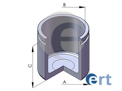 ERT 150852-C Piest brzdového strmeňa
