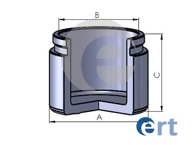 ERT 151543-C Piest brzdového strmeňa
