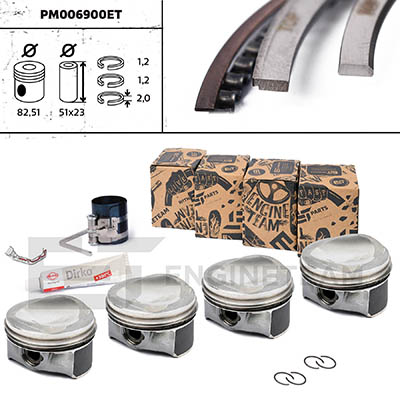 ET ENGINETEAM PM006900ET boxET – service kit Súprava piesta