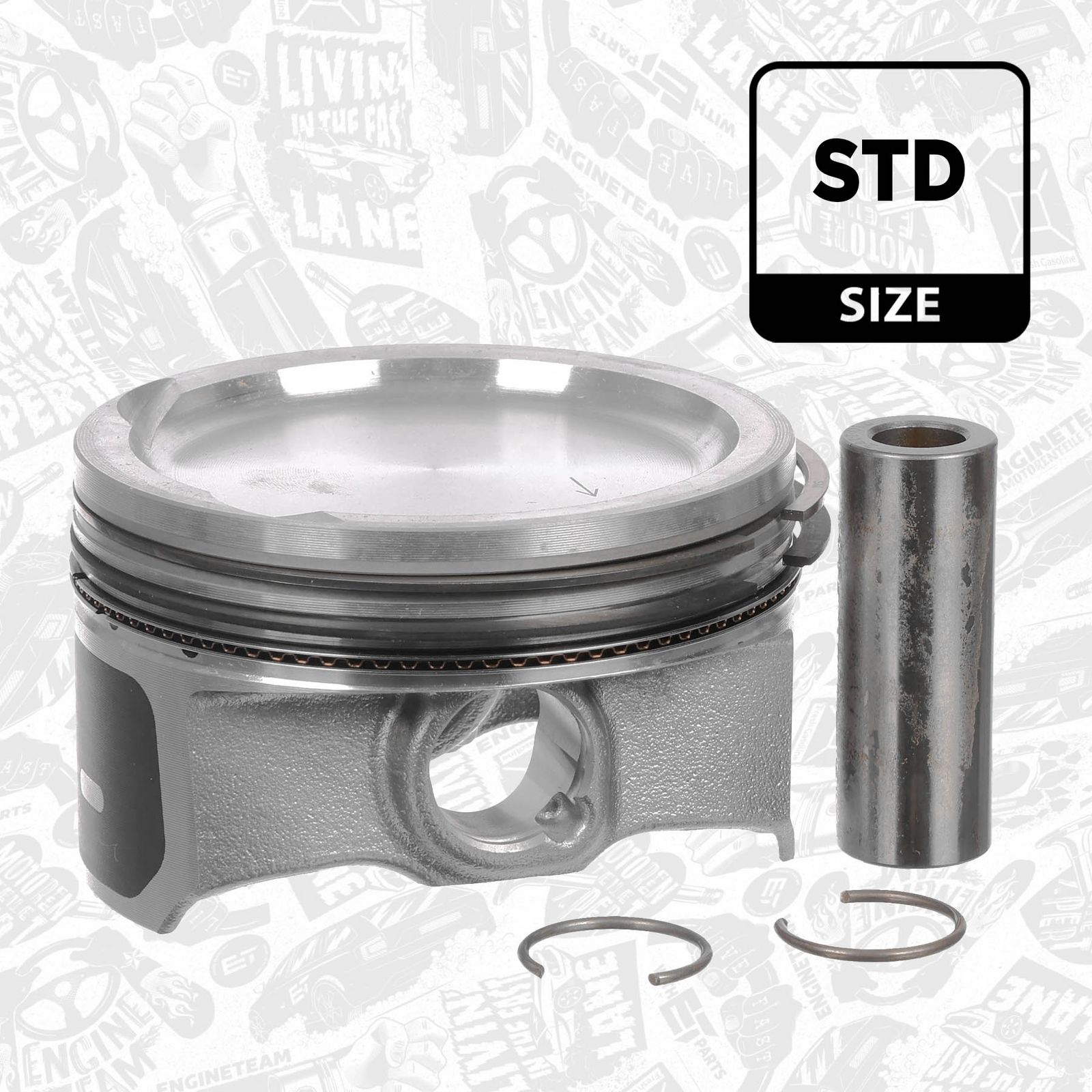 ET ENGINETEAM PM016800 Piston
