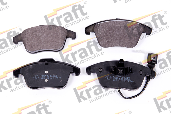 KRAFT AUTOMOTIVE 6000588 Bremsbelagsatz, Scheibenbremse