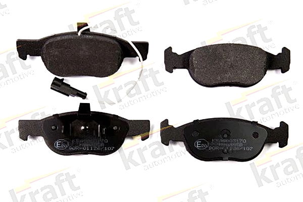 KRAFT AUTOMOTIVE 6003170 Bremsbelagsatz, Scheibenbremse