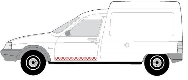 BLIC 6015-00-0516131P Türverkleidung