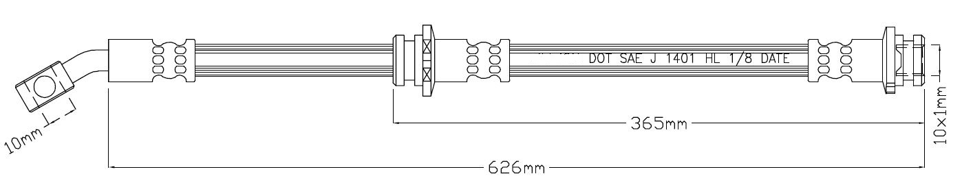 MOTAQUIP LVBH1623 Ελαστικός...