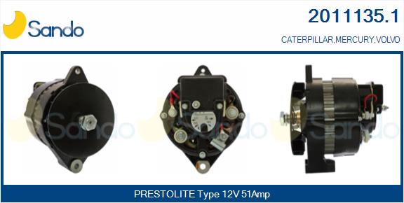 SANDO 2011135.1 Alternatore