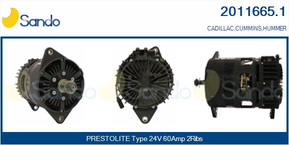 SANDO 2011665.1 Alternatore