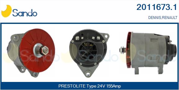 SANDO 2011673.1 Alternatore