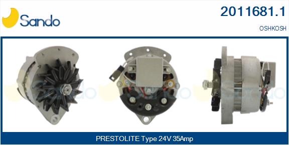 SANDO 2011681.1 Alternatore
