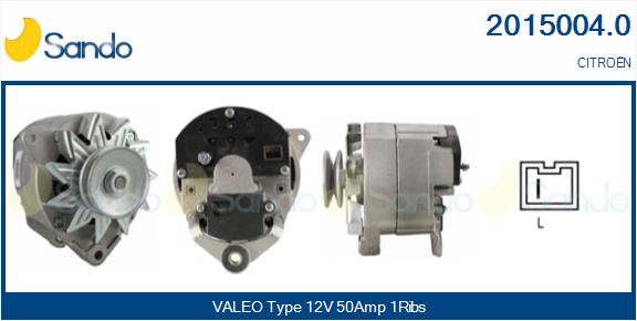 SANDO 2015004.0 Alternatore