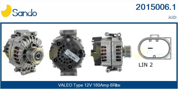 SANDO 2015006.1 Alternatore